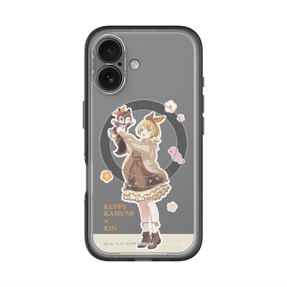 Slim Protection Premium Case with MagSafe［ Hatsune Miku × Kuppy Ramune – Kagamine Rin × Ram – Full-body Illustration 2 ］