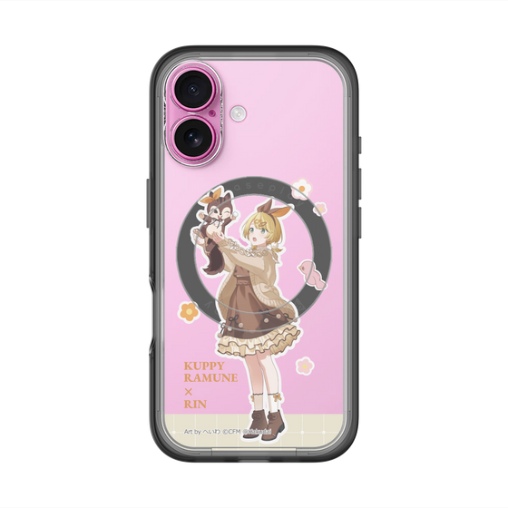 Slim Protection Premium Case with MagSafe［ Hatsune Miku × Kuppy Ramune – Kagamine Rin × Ram – Full-body Illustration 2 ］
