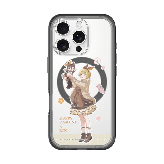 Slim Protection Premium Case with MagSafe［ Hatsune Miku × Kuppy Ramune – Kagamine Rin × Ram – Full-body Illustration 2 ］