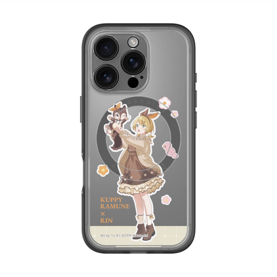 Slim Protection Premium Case with MagSafe［ Hatsune Miku × Kuppy Ramune – Kagamine Rin × Ram – Full-body Illustration 2 ］