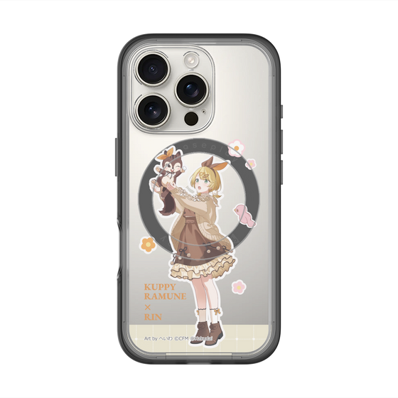 Slim Protection Premium Case with MagSafe［ Hatsune Miku × Kuppy Ramune – Kagamine Rin × Ram – Full-body Illustration 2 ］