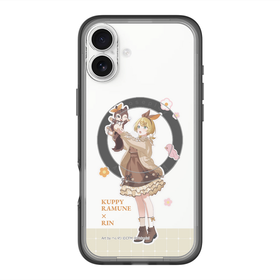 Slim Protection Premium Case with MagSafe［ Hatsune Miku × Kuppy Ramune – Kagamine Rin × Ram – Full-body Illustration 2 ］