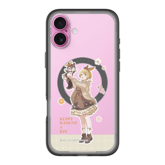 Slim Protection Premium Case with MagSafe［ Hatsune Miku × Kuppy Ramune – Kagamine Rin × Ram – Full-body Illustration 2 ］