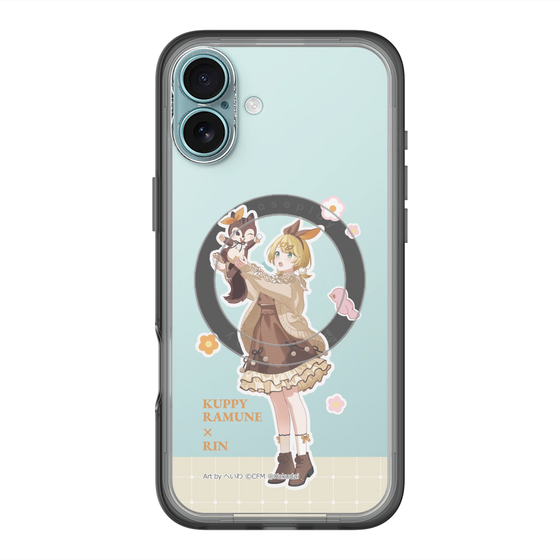 Slim Protection Premium Case with MagSafe［ Hatsune Miku × Kuppy Ramune – Kagamine Rin × Ram – Full-body Illustration 2 ］