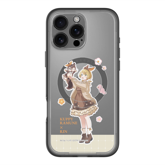 Slim Protection Premium Case with MagSafe［ Hatsune Miku × Kuppy Ramune – Kagamine Rin × Ram – Full-body Illustration 2 ］