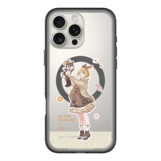 Slim Protection Premium Case with MagSafe［ Hatsune Miku × Kuppy Ramune – Kagamine Rin × Ram – Full-body Illustration 2 ］