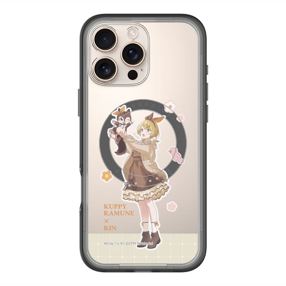 Slim Protection Premium Case with MagSafe［ Hatsune Miku × Kuppy Ramune – Kagamine Rin × Ram – Full-body Illustration 2 ］