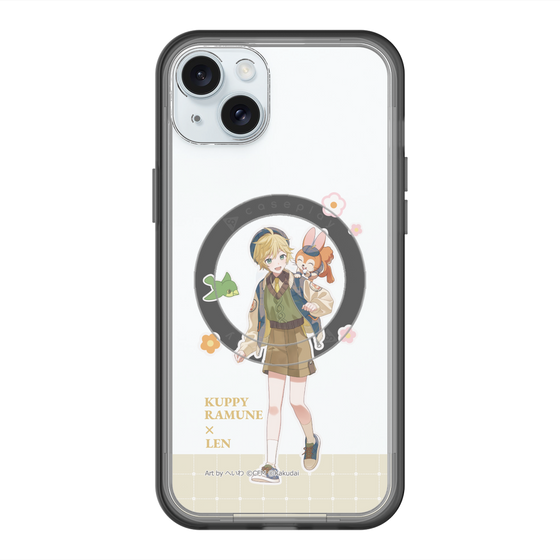 Slim Protection Premium Case with MagSafe［ Hatsune Miku × Kuppy Ramune – Kagamine Len × Kuppy – Full-body Illustration 2 ］