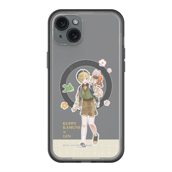Slim Protection Premium Case with MagSafe［ Hatsune Miku × Kuppy Ramune – Kagamine Len × Kuppy – Full-body Illustration 2 ］