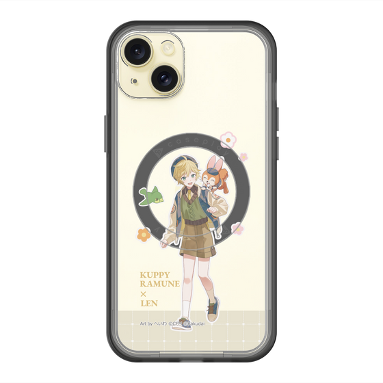 Slim Protection Premium Case with MagSafe［ Hatsune Miku × Kuppy Ramune – Kagamine Len × Kuppy – Full-body Illustration 2 ］