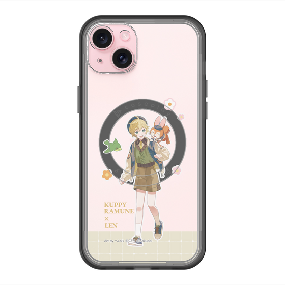 Slim Protection Premium Case with MagSafe［ Hatsune Miku × Kuppy Ramune – Kagamine Len × Kuppy – Full-body Illustration 2 ］