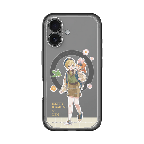 Slim Protection Premium Case with MagSafe［ Hatsune Miku × Kuppy Ramune – Kagamine Len × Kuppy – Full-body Illustration 2 ］