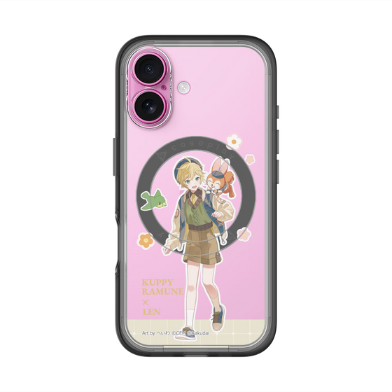 Slim Protection Premium Case with MagSafe［ Hatsune Miku × Kuppy Ramune – Kagamine Len × Kuppy – Full-body Illustration 2 ］