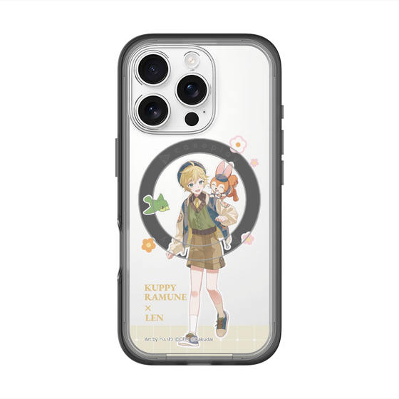 Slim Protection Premium Case with MagSafe［ Hatsune Miku × Kuppy Ramune – Kagamine Len × Kuppy – Full-body Illustration 2 ］