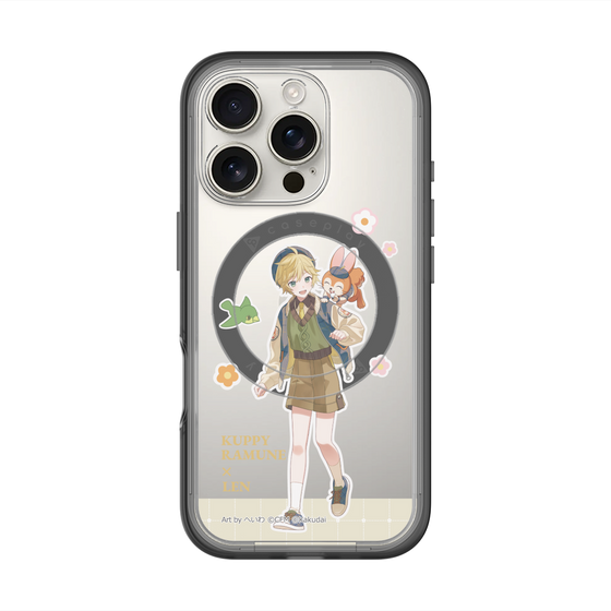Slim Protection Premium Case with MagSafe［ Hatsune Miku × Kuppy Ramune – Kagamine Len × Kuppy – Full-body Illustration 2 ］
