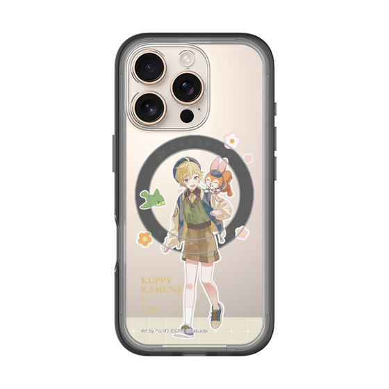 Slim Protection Premium Case with MagSafe［ Hatsune Miku × Kuppy Ramune – Kagamine Len × Kuppy – Full-body Illustration 2 ］