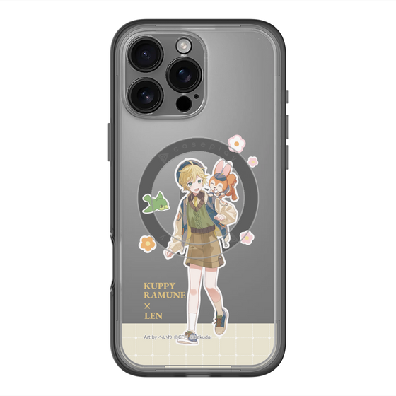Slim Protection Premium Case with MagSafe［ Hatsune Miku × Kuppy Ramune – Kagamine Len × Kuppy – Full-body Illustration 2 ］