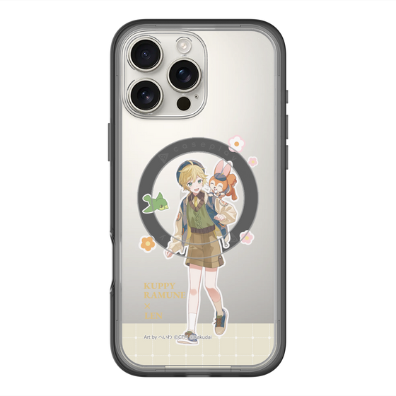 Slim Protection Premium Case with MagSafe［ Hatsune Miku × Kuppy Ramune – Kagamine Len × Kuppy – Full-body Illustration 2 ］