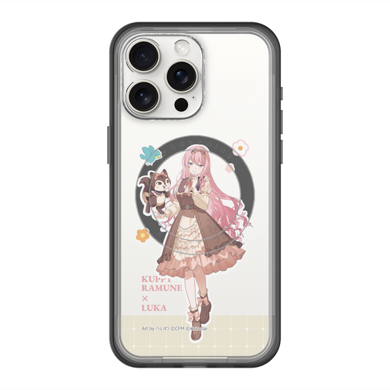 Slim Protection Premium Case with MagSafe［ Hatsune Miku × Kuppy Ramune – Megurine Luka × Ram – Full-body Illustration 2 ］