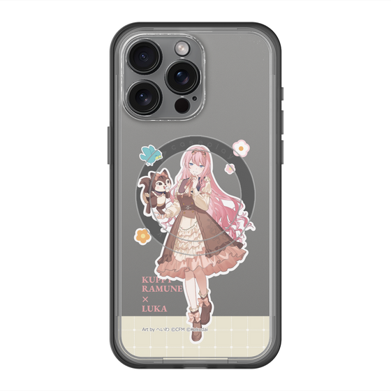 Slim Protection Premium Case with MagSafe［ Hatsune Miku × Kuppy Ramune – Megurine Luka × Ram – Full-body Illustration 2 ］