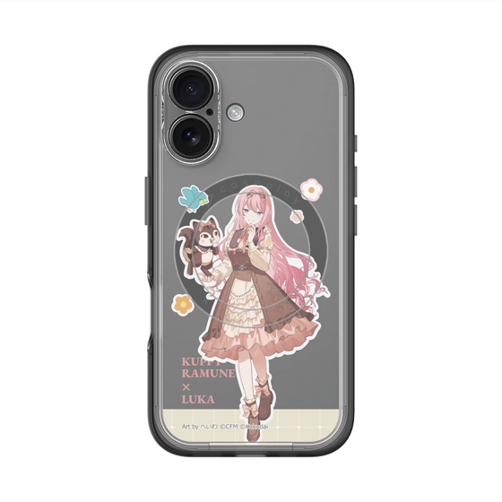 Slim Protection Premium Case with MagSafe［ Hatsune Miku × Kuppy Ramune – Megurine Luka × Ram – Full-body Illustration 2 ］