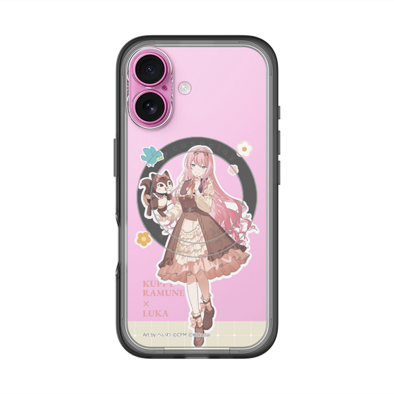 Slim Protection Premium Case with MagSafe［ Hatsune Miku × Kuppy Ramune – Megurine Luka × Ram – Full-body Illustration 2 ］
