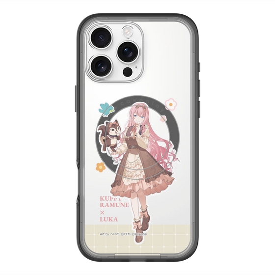 Slim Protection Premium Case with MagSafe［ Hatsune Miku × Kuppy Ramune – Megurine Luka × Ram – Full-body Illustration 2 ］