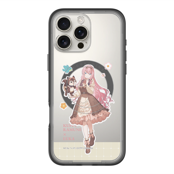 Slim Protection Premium Case with MagSafe［ Hatsune Miku × Kuppy Ramune – Megurine Luka × Ram – Full-body Illustration 2 ］