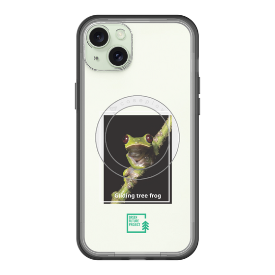 Slim Protection Premium Case with MagSafe［ Green Future Project - Gliding tree frog ］