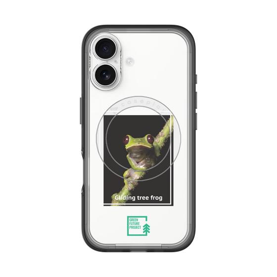 Slim Protection Premium Case with MagSafe［ Green Future Project - Gliding tree frog ］