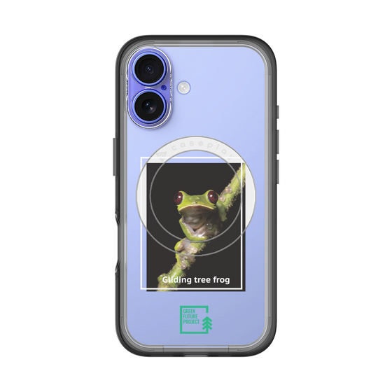 Slim Protection Premium Case with MagSafe［ Green Future Project - Gliding tree frog ］