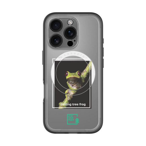 Slim Protection Premium Case with MagSafe［ Green Future Project - Gliding tree frog ］