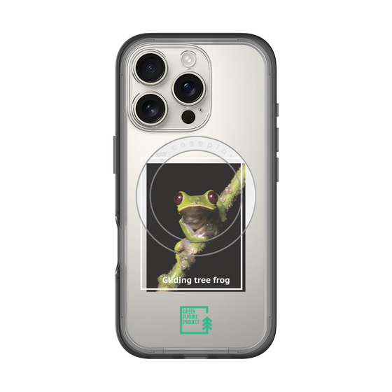 Slim Protection Premium Case with MagSafe［ Green Future Project - Gliding tree frog ］