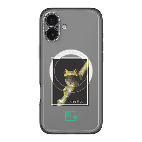 Slim Protection Premium Case with MagSafe［ Green Future Project - Gliding tree frog ］