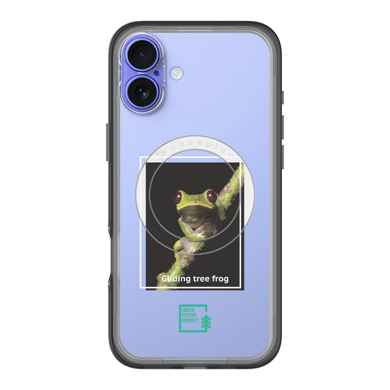 Slim Protection Premium Case with MagSafe［ Green Future Project - Gliding tree frog ］