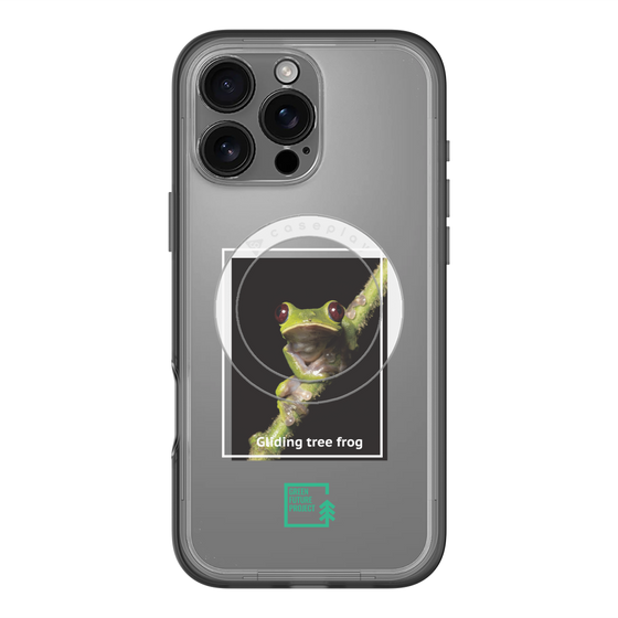 Slim Protection Premium Case with MagSafe［ Green Future Project - Gliding tree frog ］