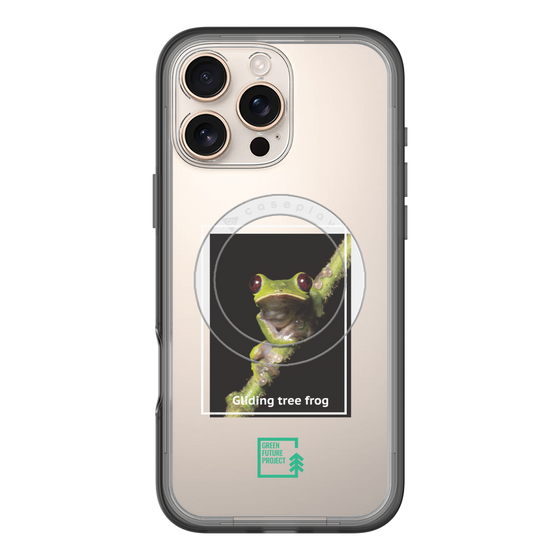 Slim Protection Premium Case with MagSafe［ Green Future Project - Gliding tree frog ］