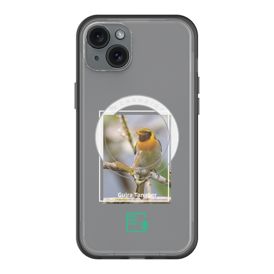 Slim Protection Premium Case with MagSafe［ Green Future Project - Guira Tanager ］