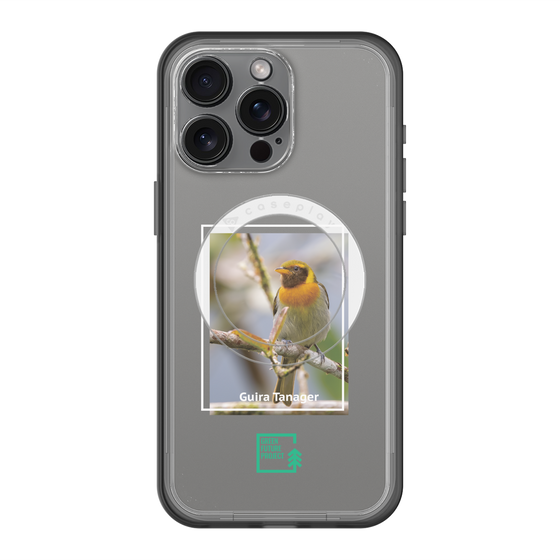 Slim Protection Premium Case with MagSafe［ Green Future Project - Guira Tanager ］