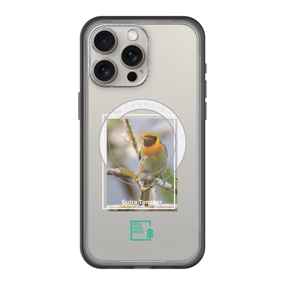 Slim Protection Premium Case with MagSafe［ Green Future Project - Guira Tanager ］