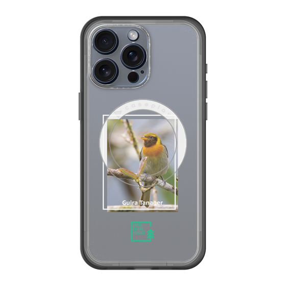 Slim Protection Premium Case with MagSafe［ Green Future Project - Guira Tanager ］