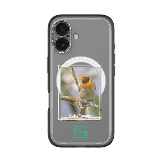 Slim Protection Premium Case with MagSafe［ Green Future Project - Guira Tanager ］