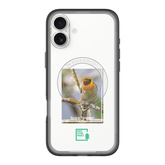 Slim Protection Premium Case with MagSafe［ Green Future Project - Guira Tanager ］