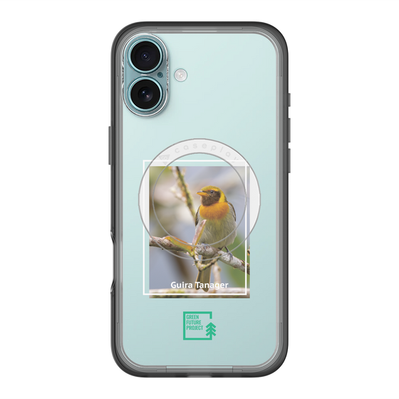 Slim Protection Premium Case with MagSafe［ Green Future Project - Guira Tanager ］