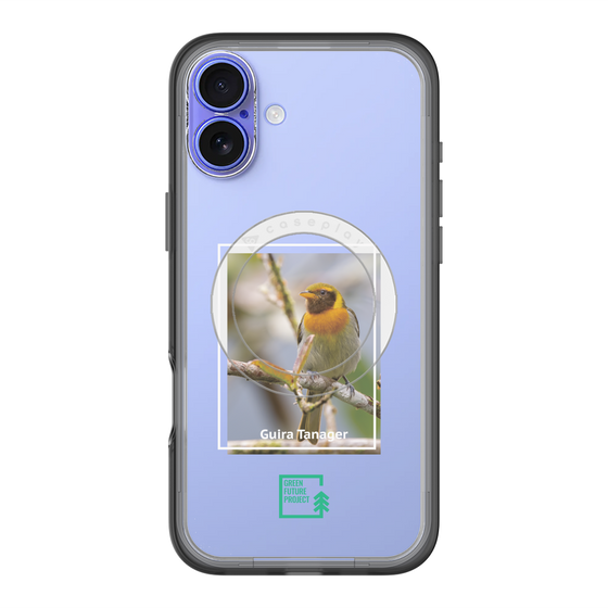 Slim Protection Premium Case with MagSafe［ Green Future Project - Guira Tanager ］