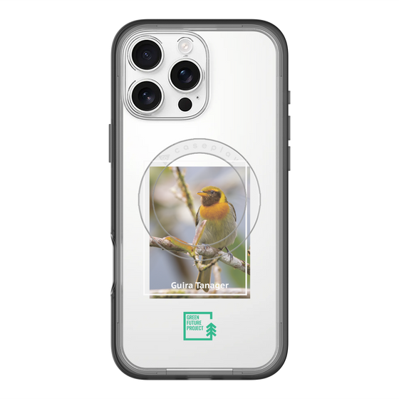 Slim Protection Premium Case with MagSafe［ Green Future Project - Guira Tanager ］