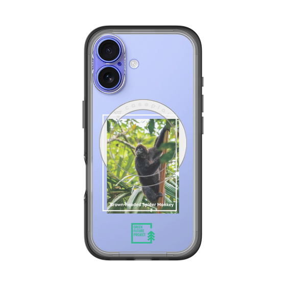 Slim Protection Premium Case with MagSafe［ Green Future Project - Brown-headed Spider Monkey ］