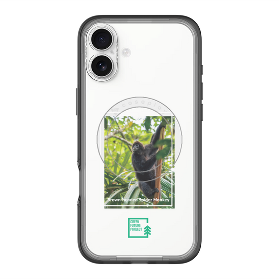 Slim Protection Premium Case with MagSafe［ Green Future Project - Brown-headed Spider Monkey ］