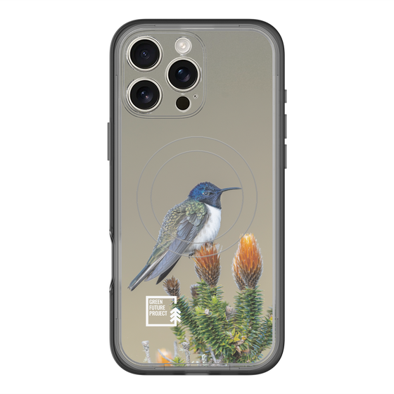 Slim Protection Premium Case with MagSafe［ Green Future Project - Ecuadorian Hillstar ］