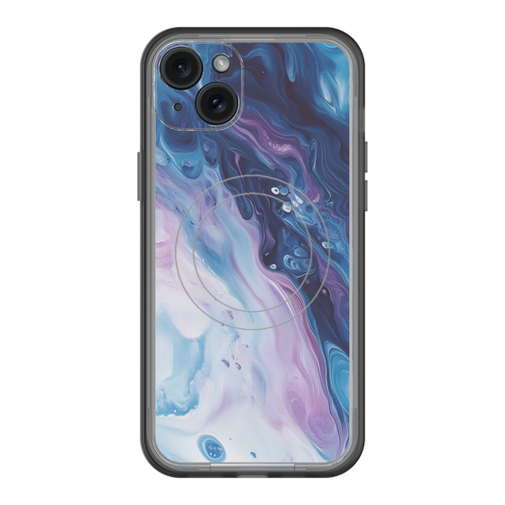 Slim Protection Premium Case with MagSafe［ Color Rain - Original - Twilight Ink ］